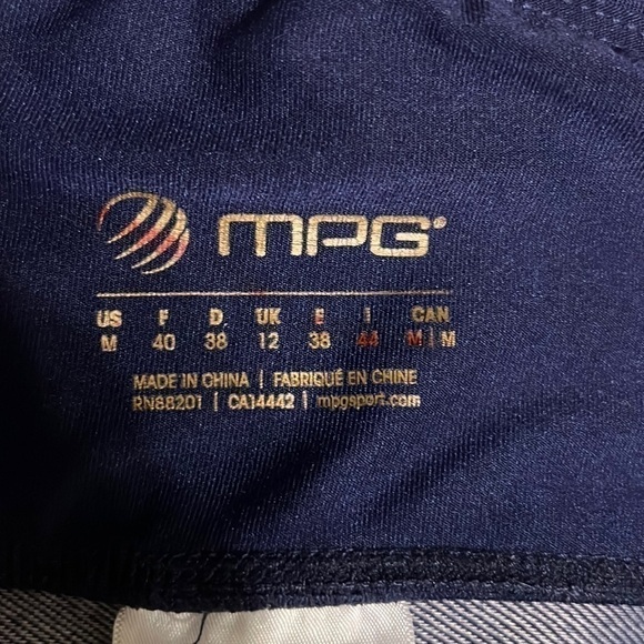 MPG Denim Leggings Blue Size Medium - Picture 2 of 3